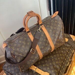 Louis Vuitton Vintage Boston Keepall 45 Travel Bag
